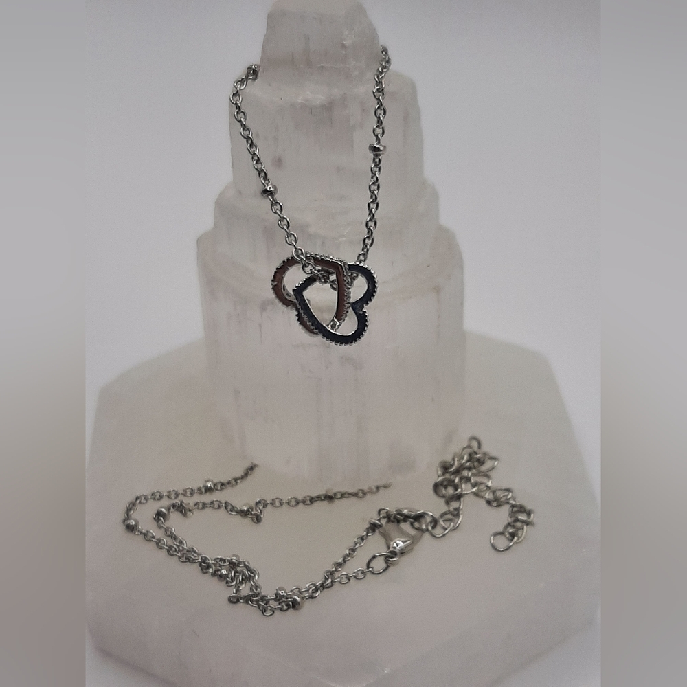 N35 Plated Heart Necklace - Fragrant Jewels